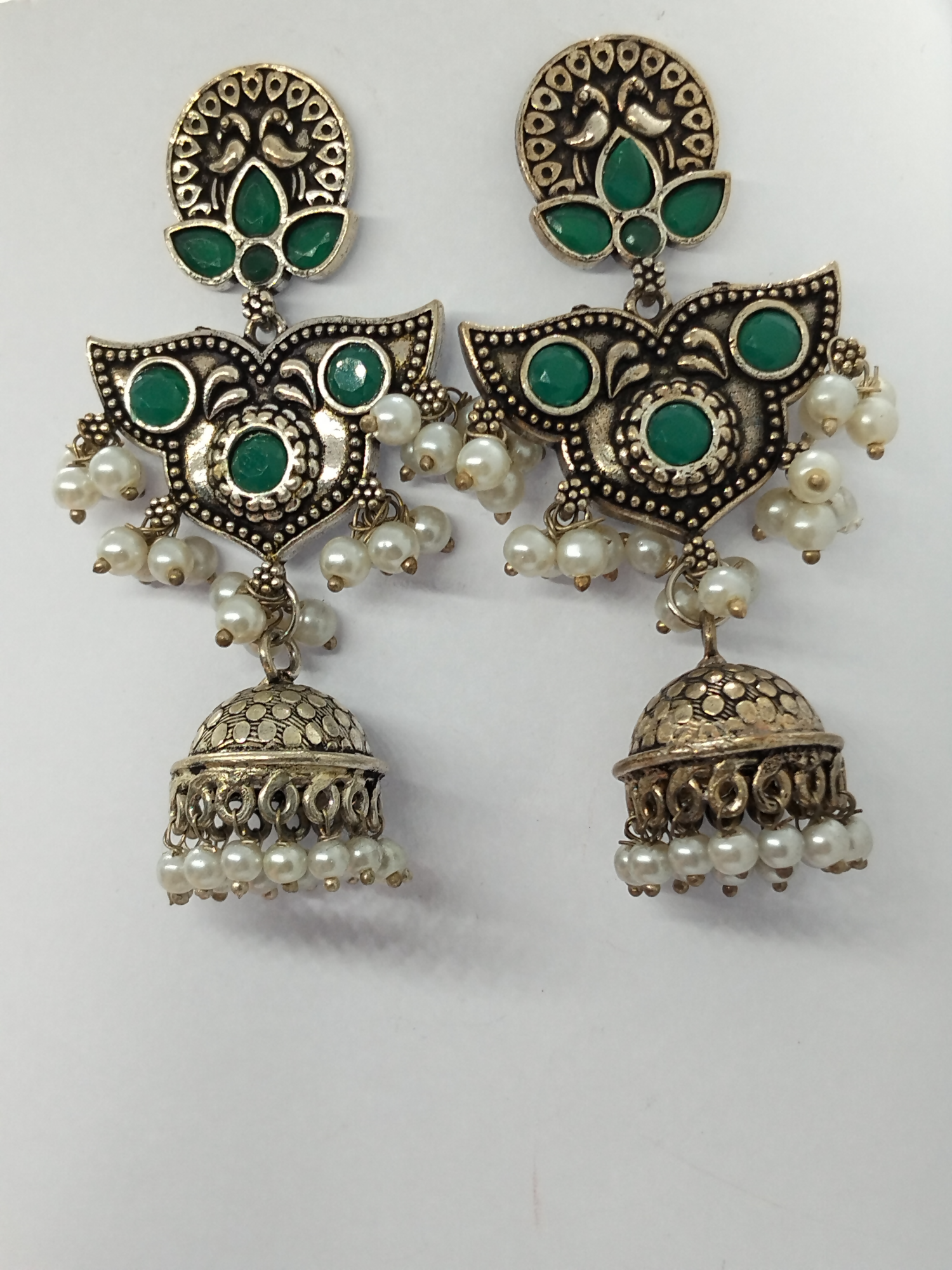 H&A Jewellery Oxidized Brass Handmade Earrings