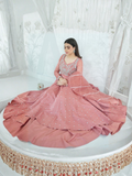 Allure By IH Luxe Formals Chiffon Embroidered Lehenga-Joel