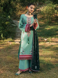 Hemstitch Lawn Embroidered Stitched 3-Piece Suit-Jade