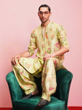 Hussain Rehar Basic Not Basic IV Raw Silk Printed Stitched 2-Piece Suit-Panache