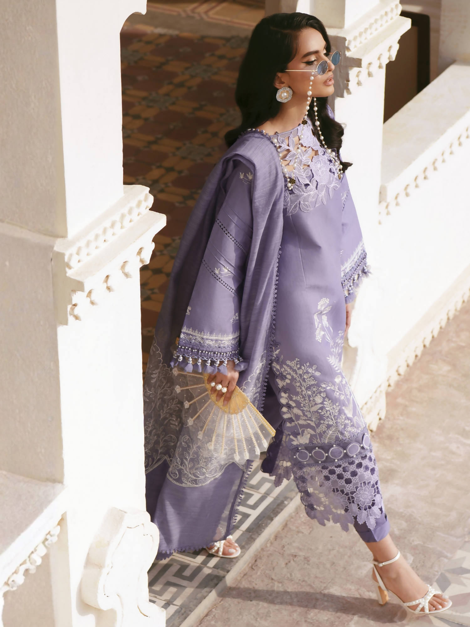 Parishay Shangrila Lawn Embroidered Unstitched 3-Piece Suit-SLA-10