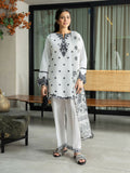 Panache Apparel Solid Story Cotton Lawn Embroidered Stitched Suit-Faye