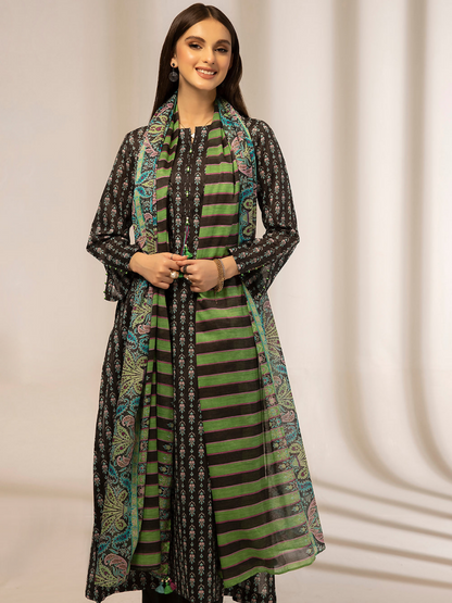 Nishat Lawn Printed Unstitched 3-Piece Suit-42201755-R