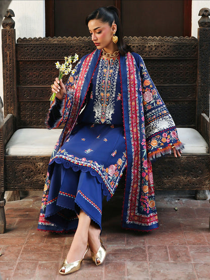 Binilyas Lumina Summer Lawn Embroidered Unstitched 3-Piece Suit-L73-A