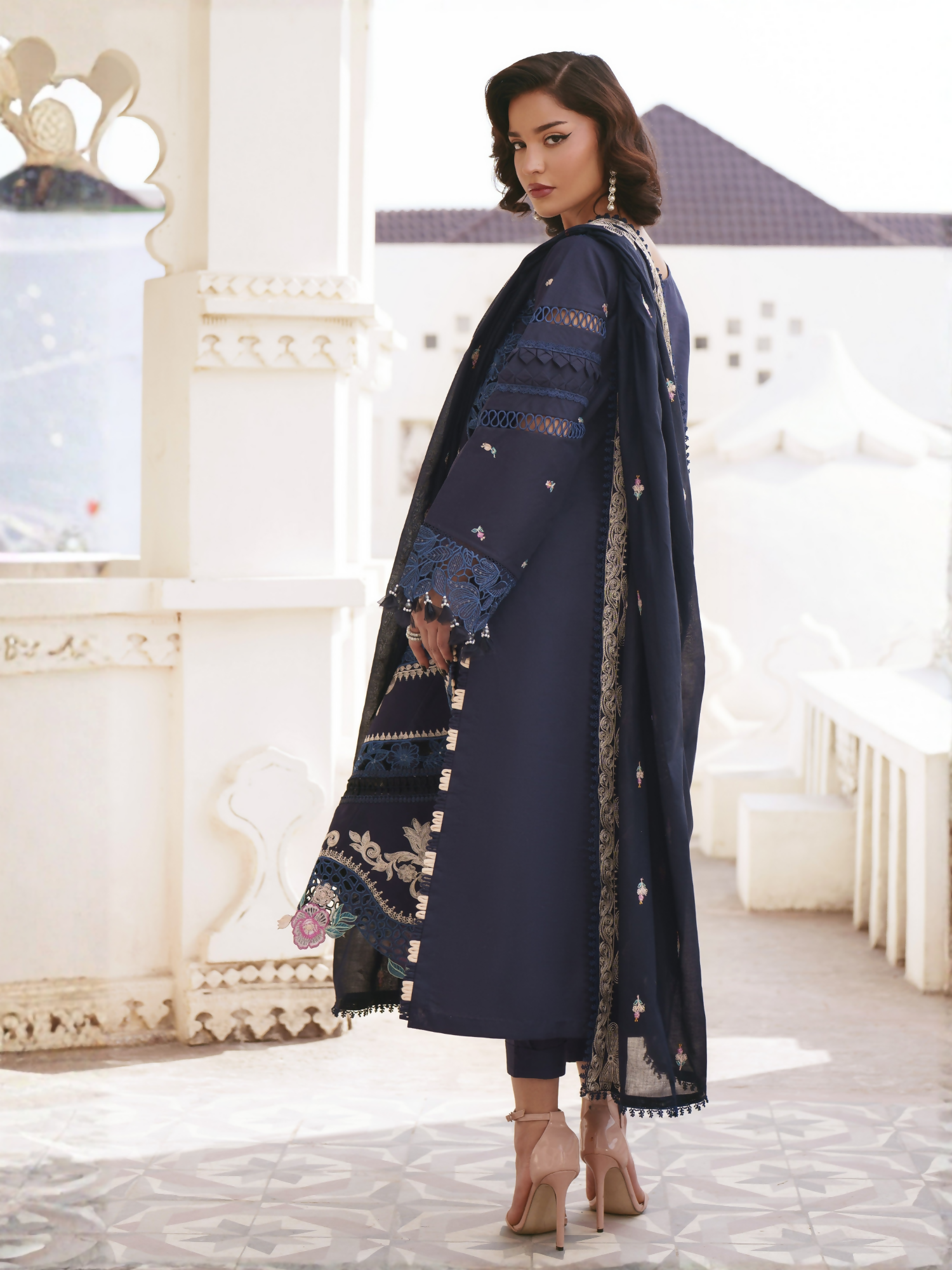 Parishay Shangrila Lawn Embroidered Unstitched 3-Piece Suit-SLA-01