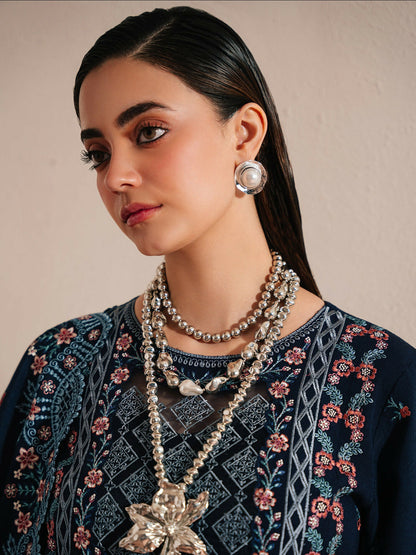 Mahnur Secret Garden Karandi Embroidered Unstitched 3-Piece Suit–SG-012