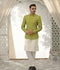 Gem Garments Afsanah Raw Silk Embroidered Prince Coat-Khadim