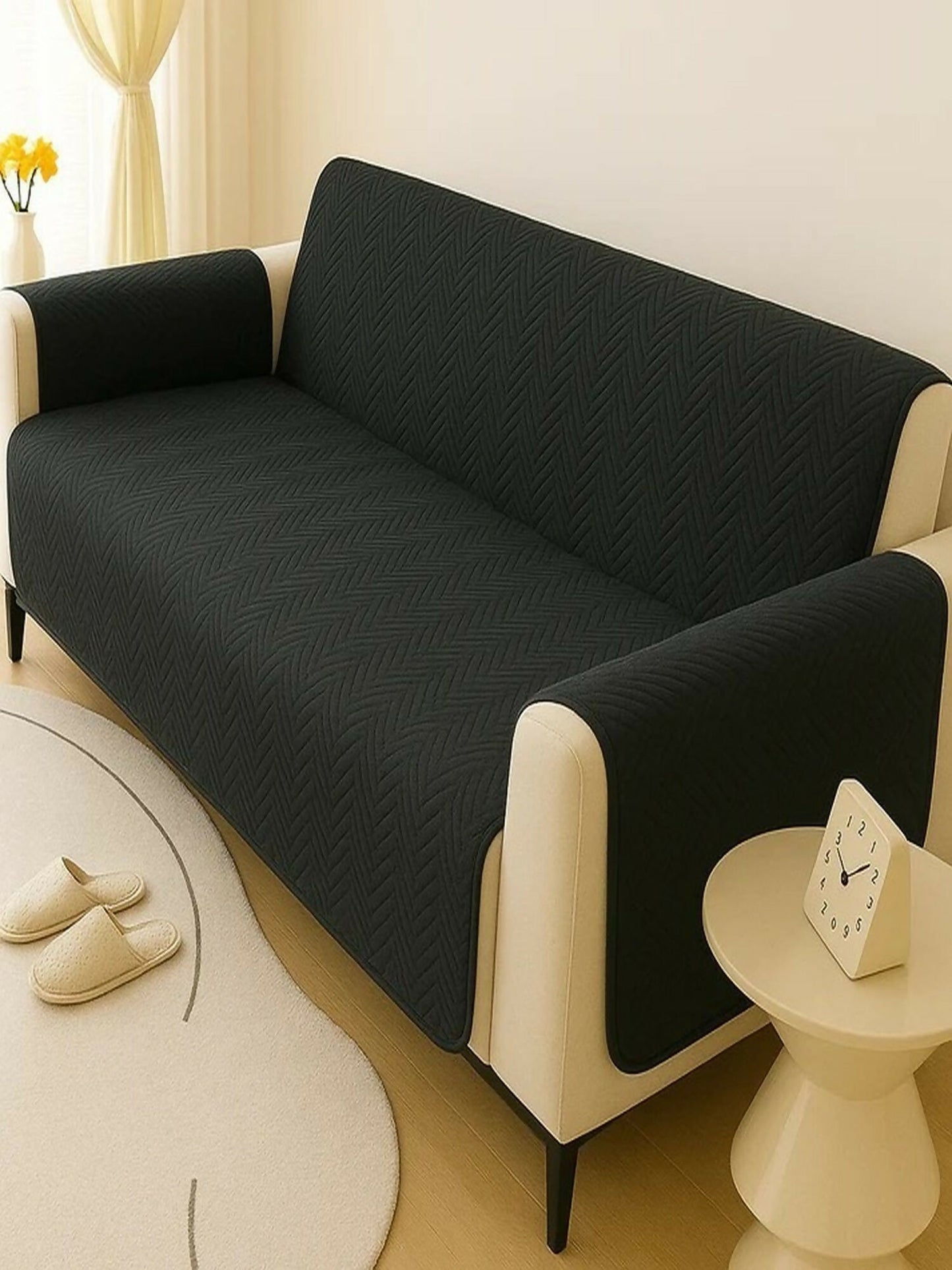 Elegant Bedding Mat Ultrasonic Micro Sofa Cover
