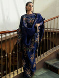 Hussain Rehar Basic Not Basic V Raw Silk Embellished Stitched 3-Piece Suit-Nocturne