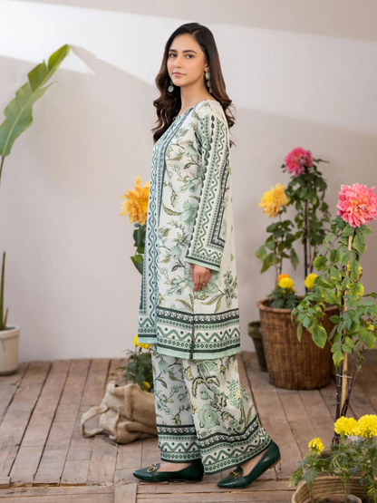 Panache Apparel Crepe De Luxe Crepe Printed Co-Ord Set-Layers