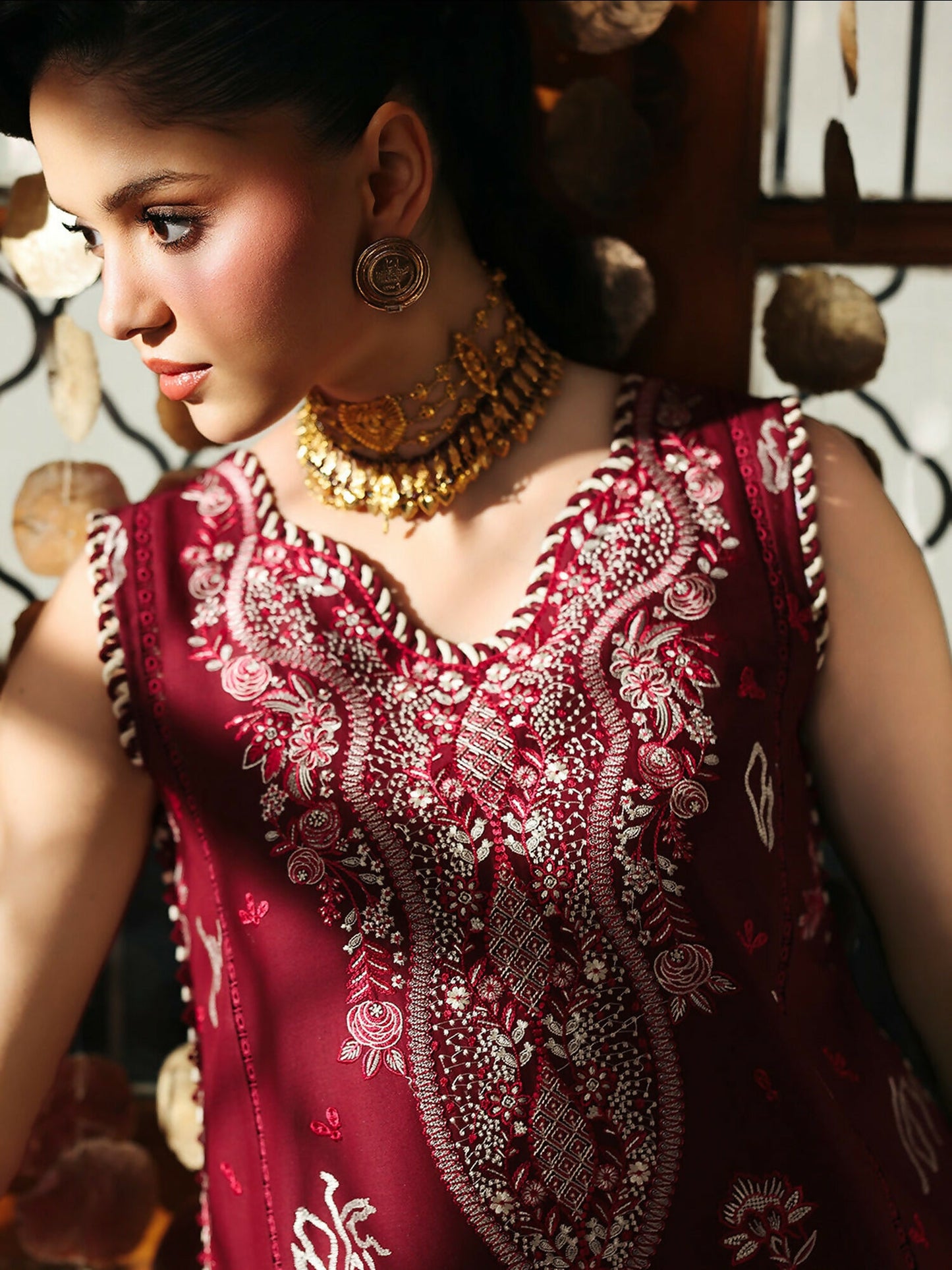 Binilyas Lumina Summer Lawn Embroidered Unstitched 3-Piece Suit-L76-A