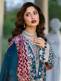 Mahnur Sophie Luxury Lawn Embroidered Stitched 3-Piece Suit-Adelle