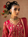 Shurooq Geet Organza Embroidered Stitched 3-Piece Suit-Shaan
