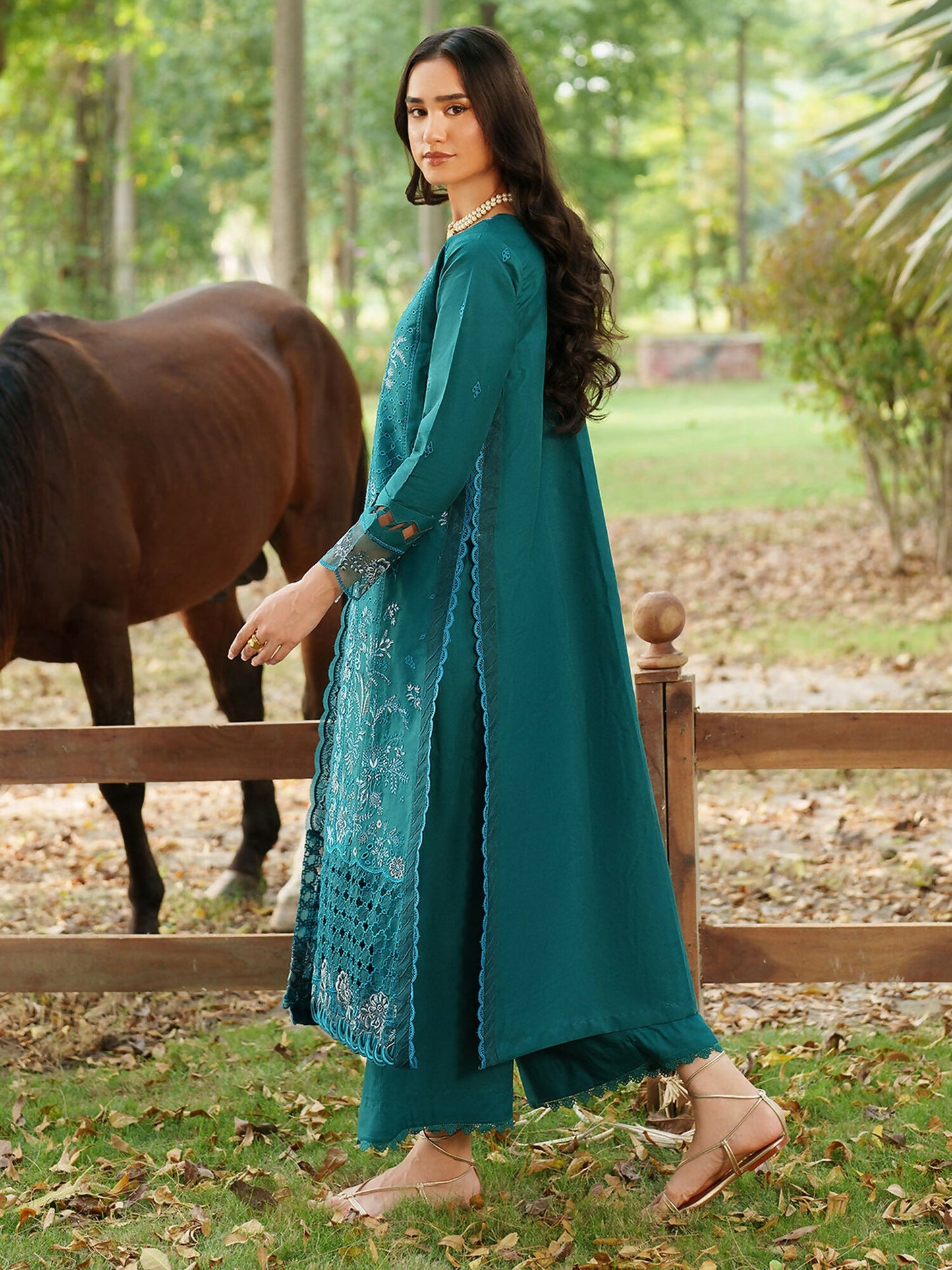 Parishay Panache Winter Corduroy Embroidered Unstitched 3-Piece Suit-PNE-03