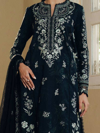 Afrozeh Day Break'26 Lawn Embroidered Unstitched 3-Piece Suit-Cloudveil