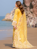 Mahnur Sirene Luxury Lawn Embroidered Unstitched 3-Piece Suit-Dahlia