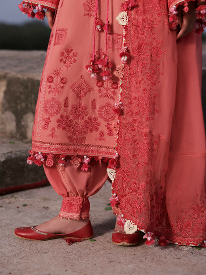 Hussain Rehar Karandi'25 Embroidered Unstitched 3-Piece Suit-Amani