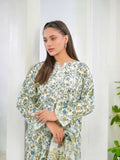 MAK Fashion Lawn Embroidered Stitched 3-Piece Suit-Citrine