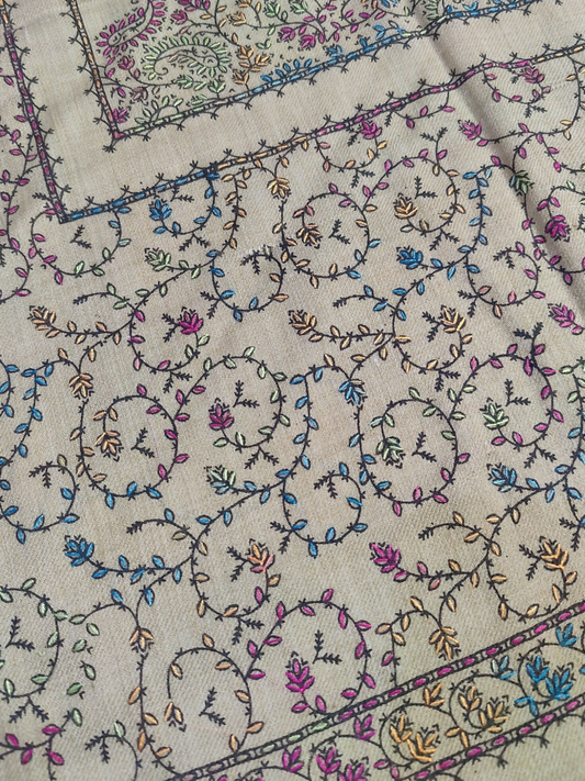 Duas Boutique Pashmina Needlework Mini Shawl