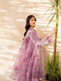 RajBari Jahaan Premium Festive Lawn Embroidered Unstitched 3-Piece Suit-SILA 3-B