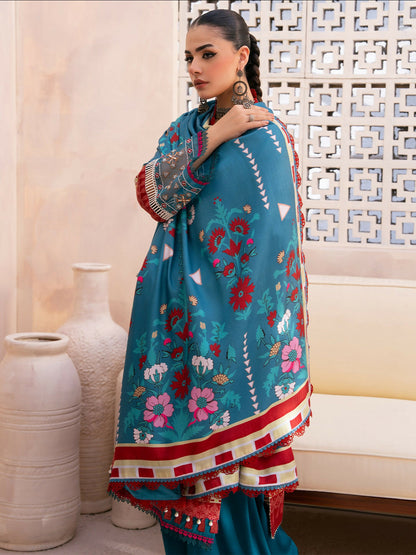 Binilyas Kotrai Embroidered Unstitched 3-Piece Suit-793-A