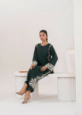 Stylish Collection Aaraish Linen Embroidered Stitched 2-Piece Suit–Margarita