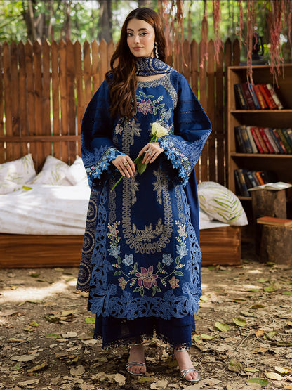 Parishay Winterwood Tales Khaddar Embroidered Unstitched 3-Piece Suit- WW - 02