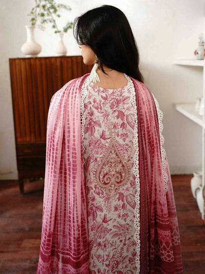 Binilyas Noura Summer Lawn Embroidered Unstitched 3-Piece Suit-74-B