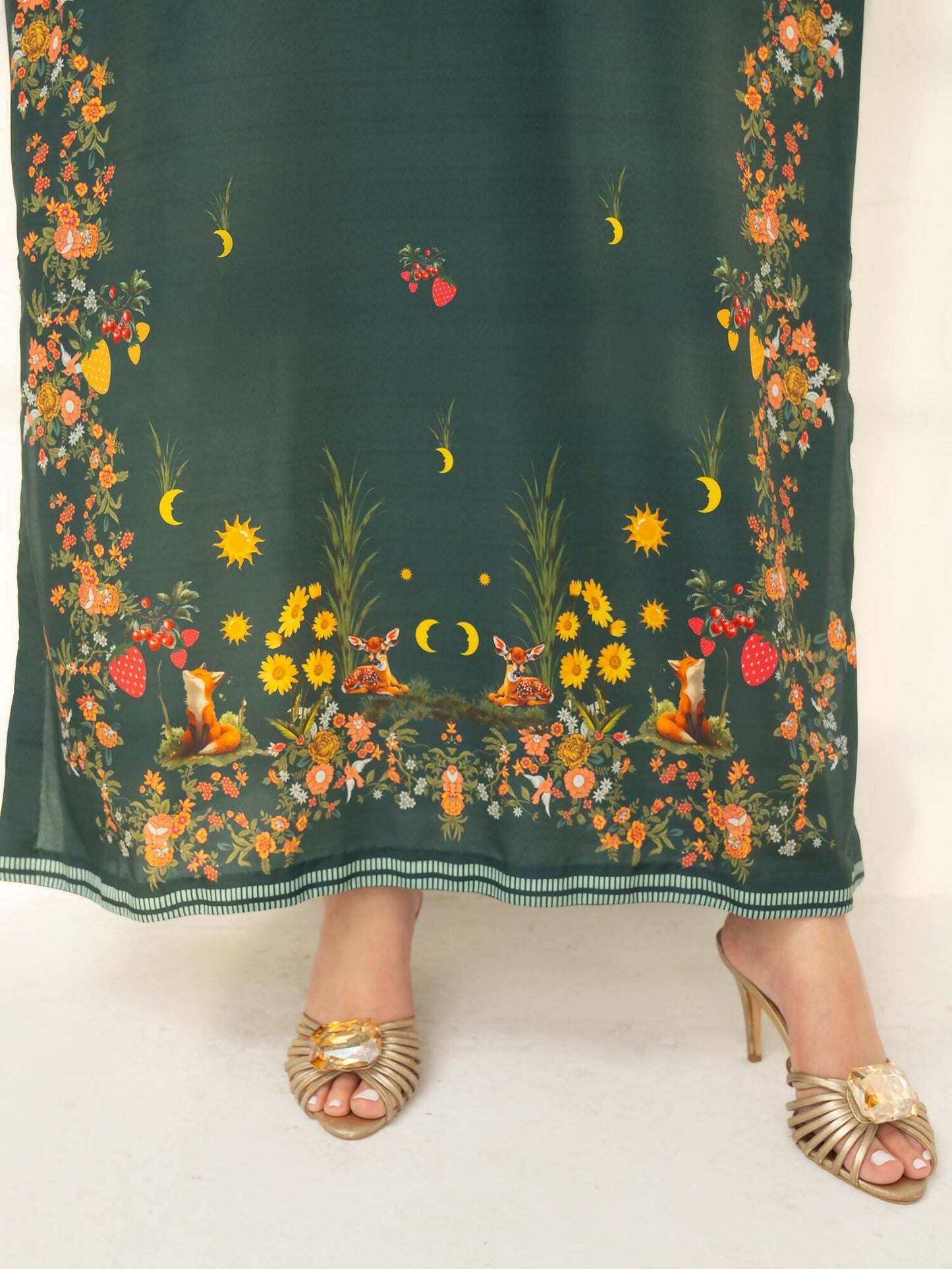 Panache Apparel Florise Lawn Printed Shirt-Fiorra