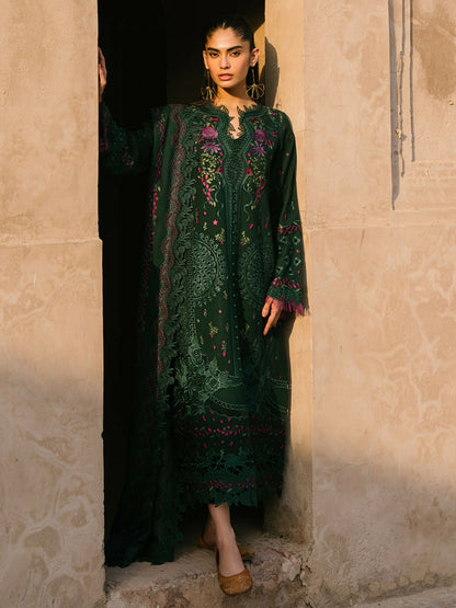 Binilyas Karandi Embroidered Unstitched 3-Piece Suit-152-B