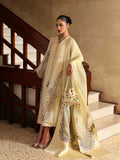 Hussain Rehar The Scent Luxury Pret SS'25 Raw Silk Embellished 3-Piece Suit-Ciel