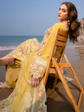 Mahnur Sirene Luxury Lawn Embroidered Unstitched 3-Piece Suit-Dahlia