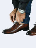 Shazif Classic Oxford Brogue Shoes – Regal Brogue