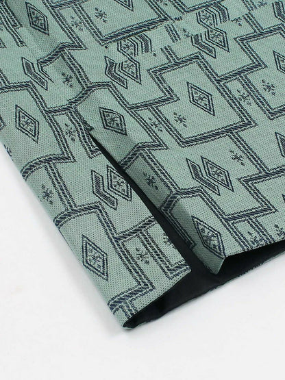 Velvour Boys Jacquard Printed Waistcoat-VW06-B