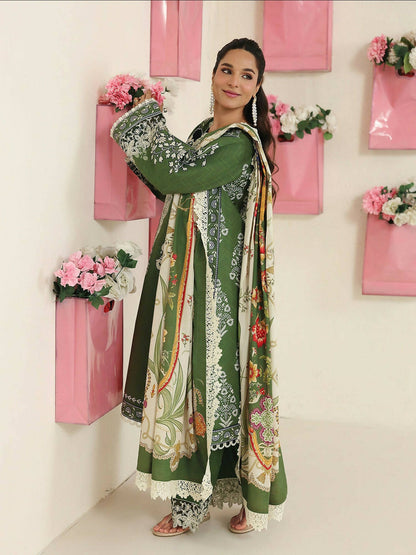 Mahnur Anaya Summer Vol 2 Lawn Embroidered Unstitched 3-Piece Suit-AN-2-11