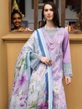 Mushq Manaram Lawn Embroidered Unstitched 3-Piece- Suit-Glowing pulse