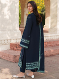 Panache Apparel Khaddar Embroidered Stitched Suit-Zeen-Black