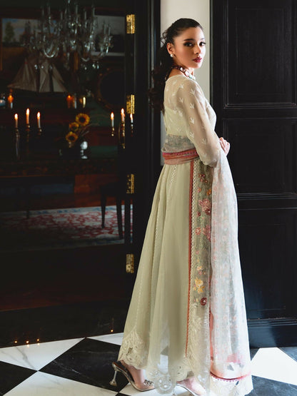 Shiza Hassan Aira Luxury Pret Cotton Net Embroidered Stitched 4-Piece Suit-Miha