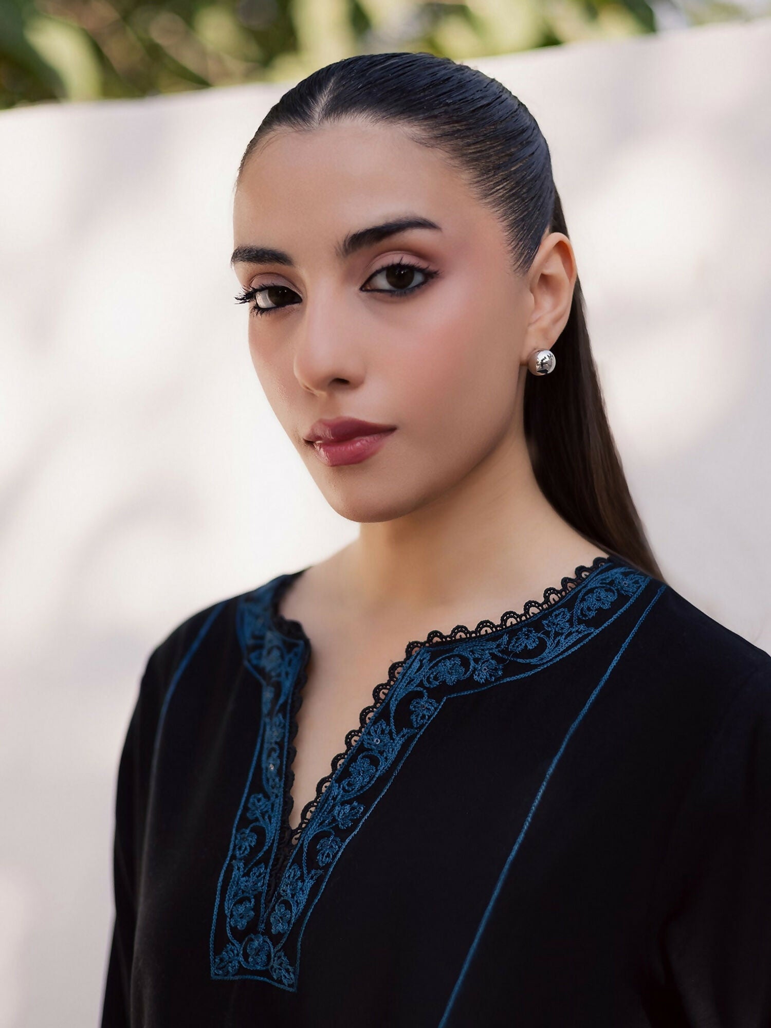 Mannat Clothing Laila Winter Pret '25 Karandi Embroidered Stitched Suit-Bold