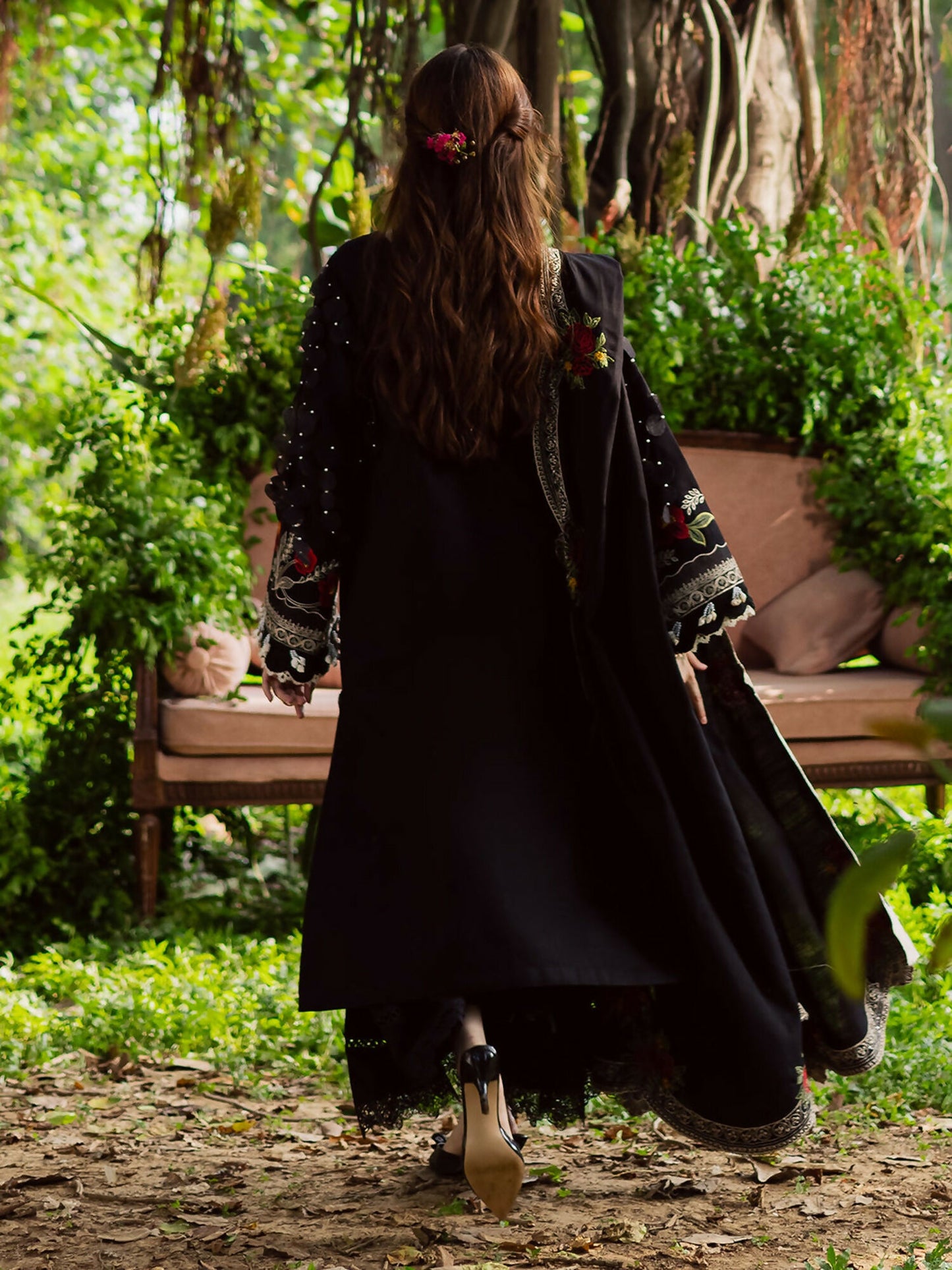 Parishay Winterwood Tales Khaddar Embroidered Stitched 3-Piece Suit-WW - 07