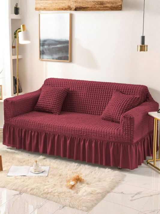 Elegant Bedding Jersey Bubble Sofa Cover