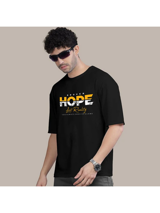 Jupiter Printed Broken Hope Graphic Tee-Shirt-14461