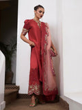 Hussain Rehar Pret SS'25 Raw Silk Embellished Stitched 3-Piece Suit-Tram