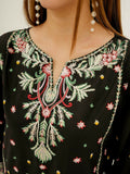 Kachy Dhaagy Lawn Embroidered Stitched 3-Piece Suit-Elaaf