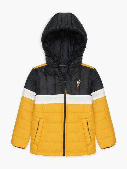 Velvour Full Sleeves Hooded Puffer Jacket-VJ012-D