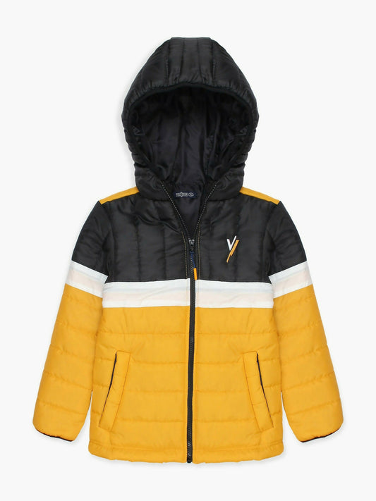 Velvour Full Sleeves Hooded Puffer Jacket-VJ012-D