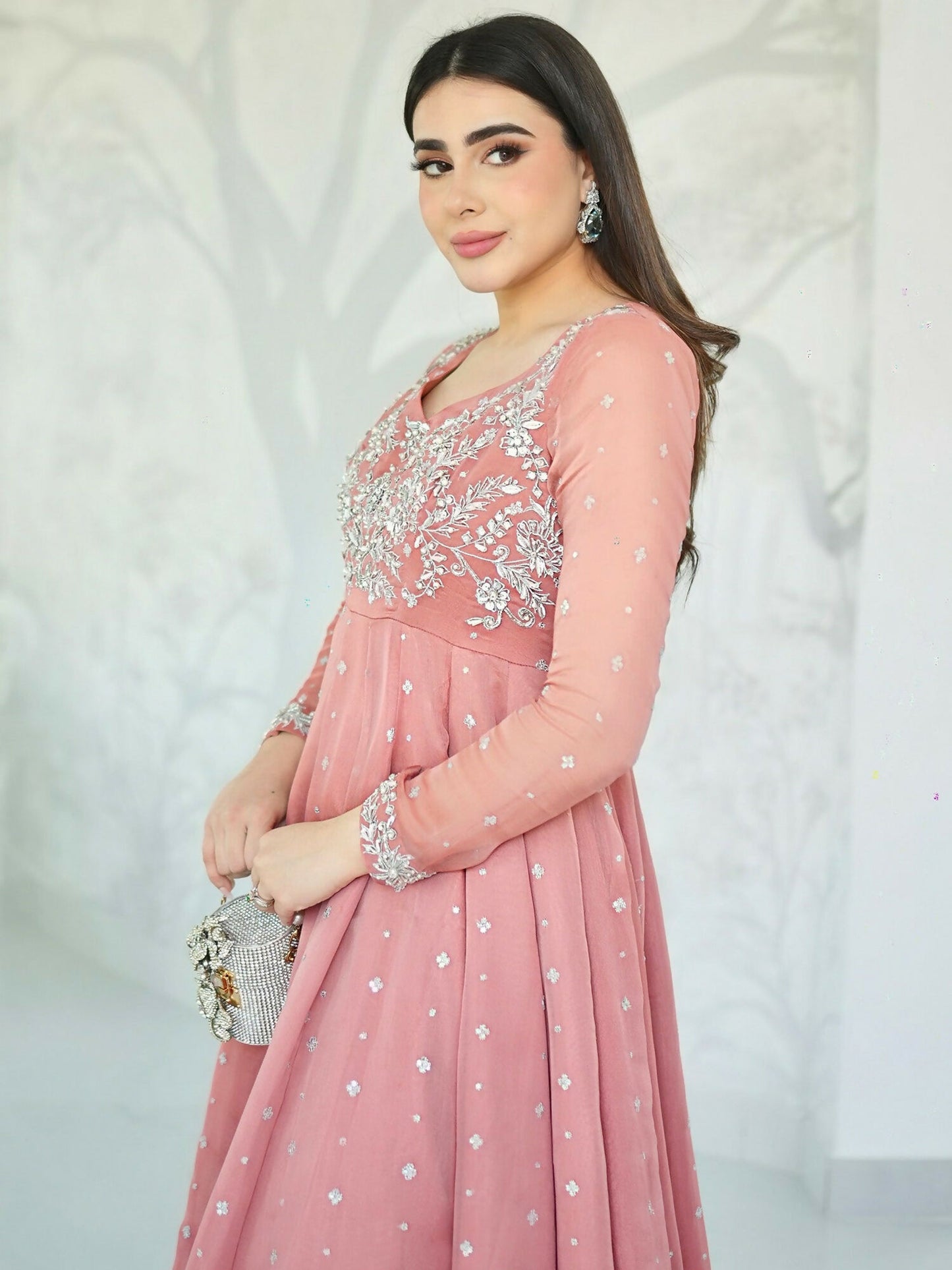 Allure By IH Luxe Formals Chiffon Embroidered Lehenga-Joel