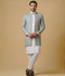 Gem Garments Janaan Raw Silk Embroidered Prince Coat-Zarkash
