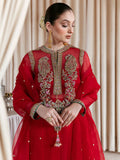 Hussain Rehar Moon In The Golden Cup Organza Embellished Stitched 3-Piece Suit-Sevgi