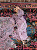 Crimson Tasawar Lawn Embroidered Unstitched 3-Piece Suit-Mirror Garden-D3B